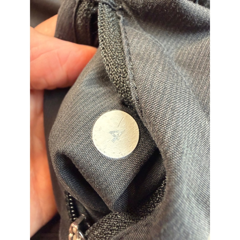 Lululemon Tracker Short V Black Smocked Waist Running Athletic Shorts Size 4 - Picture 3 of 7